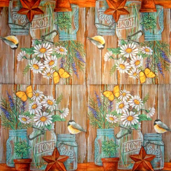 348 Daisies - 3-ply - CS